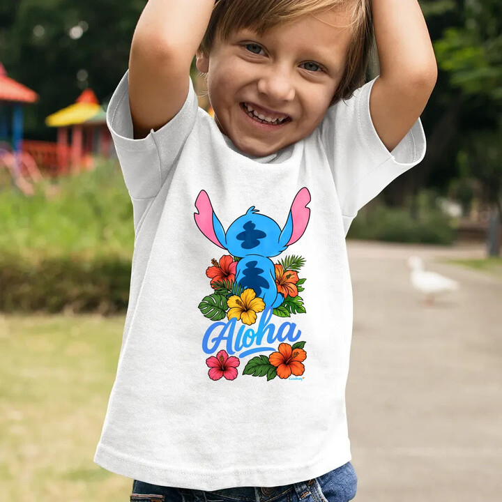 Aloha - dětské tričko s potiskem pro fanoušky Lilo i Stich