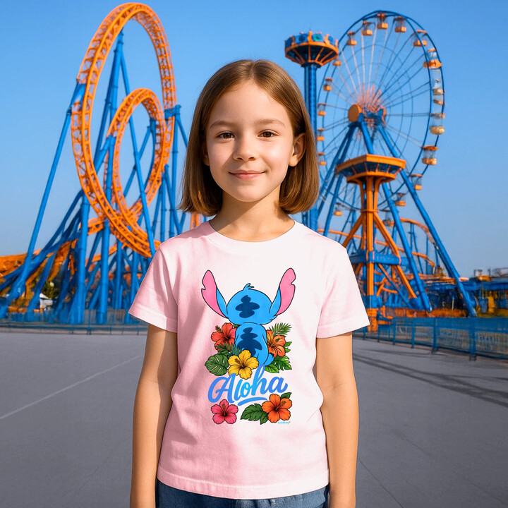 Aloha - dětské tričko s potiskem pro fanoušky Lilo i Stich