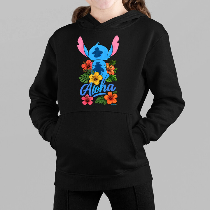 Aloha - dětská mikina s kapucí pro fanoušky Lilo i Stich