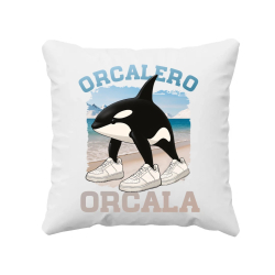 Orcalero Orcala - kosatka v botách - Italian Brainrot - polštář s potiskem