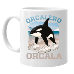 Orcalero Orcala - kosatka v botách - Italian Brainrot - hrnek s potiskem
