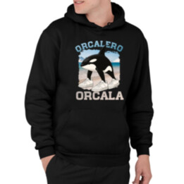 Orcalero Orcala - kosatka v botách - Italian Brainrot - pánská mikina s potiskem