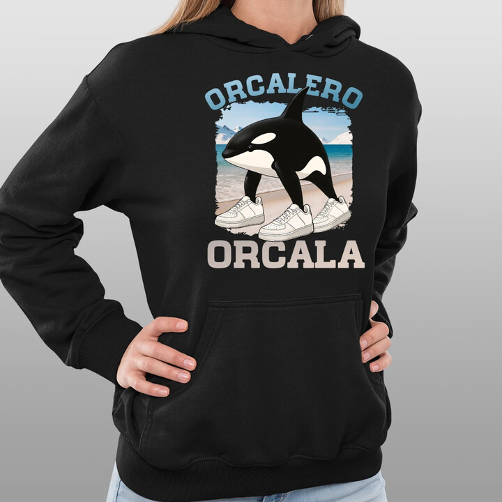 Orcalero Orcala - kosatka v botách - Italian Brainrot - dámská mikina s potiskem