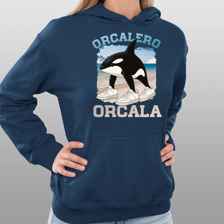 Orcalero Orcala - kosatka v botách - Italian Brainrot - dámská mikina s potiskem