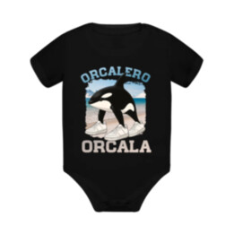 Orcalero Orcala - kosatka v botách - Italian Brainrot - dětské body s potiskem