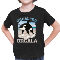 Orcalero Orcala - kosatka v botách - Italian Brainrot - dětské tričko s potiskem