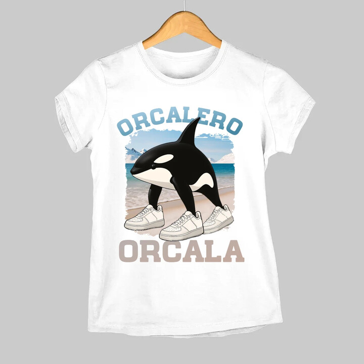 Orcalero Orcala - kosatka v botách - Italian Brainrot  - dámské tričko s potiskem
