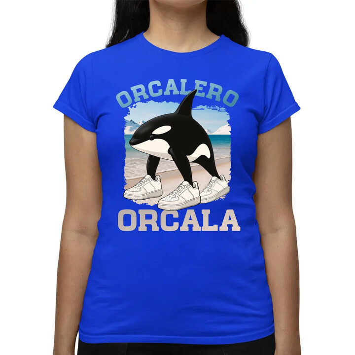 Orcalero Orcala - kosatka v botách - Italian Brainrot  - dámské tričko s potiskem