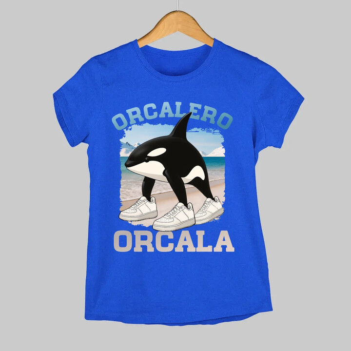 Orcalero Orcala - kosatka v botách - Italian Brainrot  - dámské tričko s potiskem