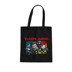 Superhrdinové - taška s potiskem pro fanoušky Marvelu - personalizovaný produkt