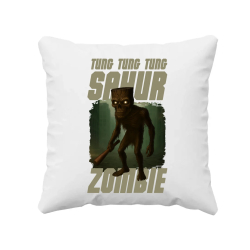 Tung Tung Tung Sahur zombie - baseballová pálka - Italian Brainrot  - polštář s potiskem
