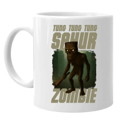 Tung Tung Tung Sahur zombie - baseballová pálka - Italian Brainrot  - hrnek s potiskem