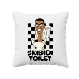 Skibidi toilet - Hlava v záchode - polštář s potiskem