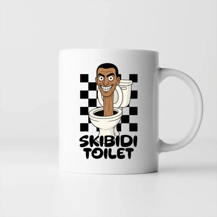 Skibidi toilet - Hlava v záchode - hrnek s potiskem