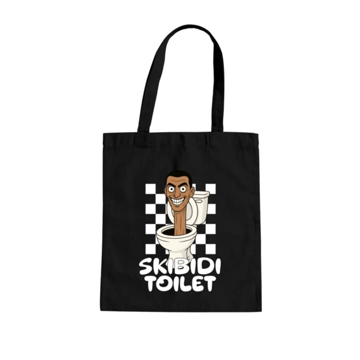 Skibidi toilet - Hlava v záchode - taška s potiskem
