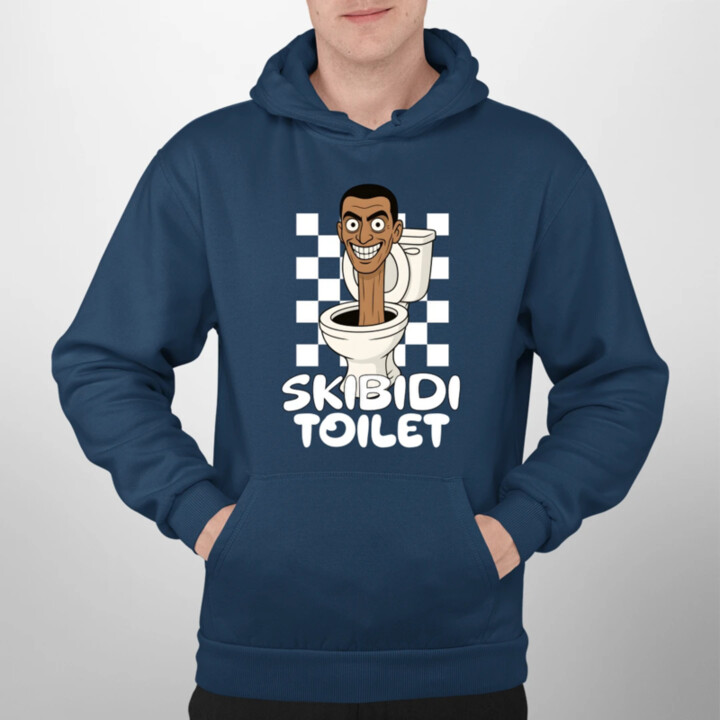 Skibidi toilet - Hlava v záchode - pánská mikina s potiskem