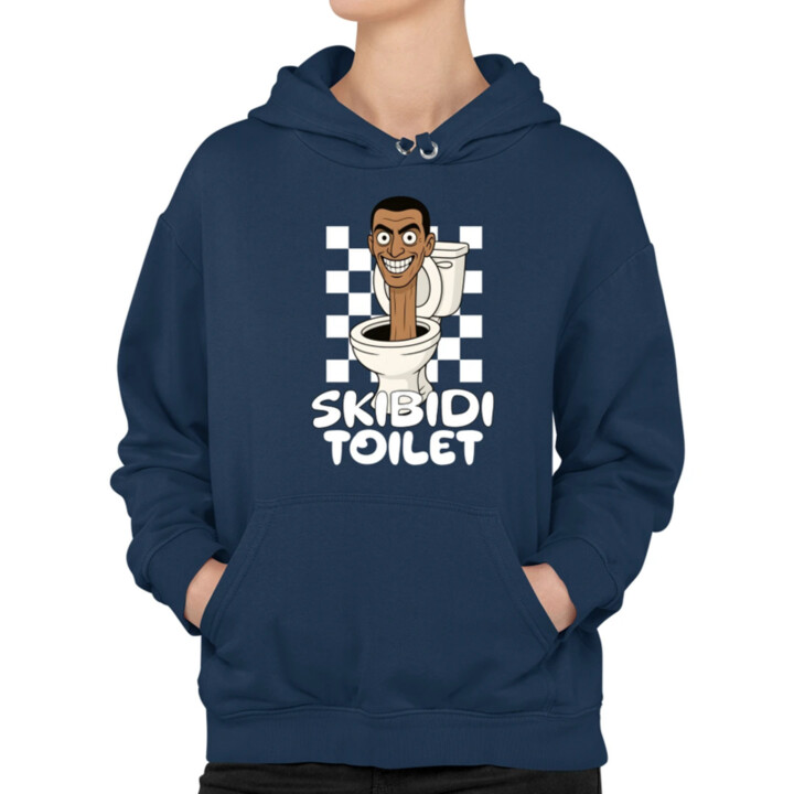 Skibidi toilet - Hlava v záchode - dámská mikina s potiskem