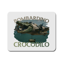Bombardino Crocodilo - Italian Brainrot - krokodýl bombardér - podložka pod myš