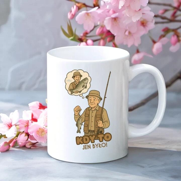 Kdy to jen bylo! - rybář - hrnek s potiskem
