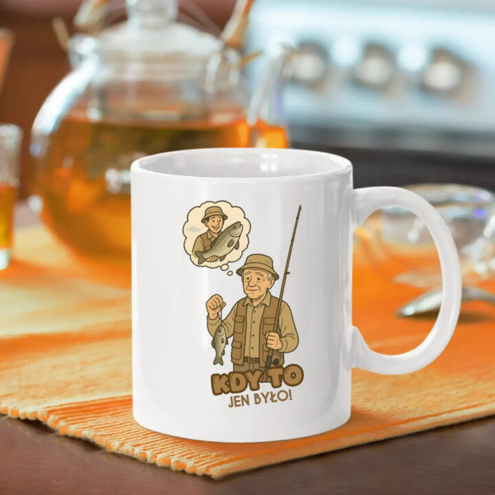 Kdy to jen bylo! - rybář - hrnek s potiskem
