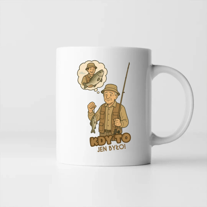 Kdy to jen bylo! - rybář - hrnek s potiskem