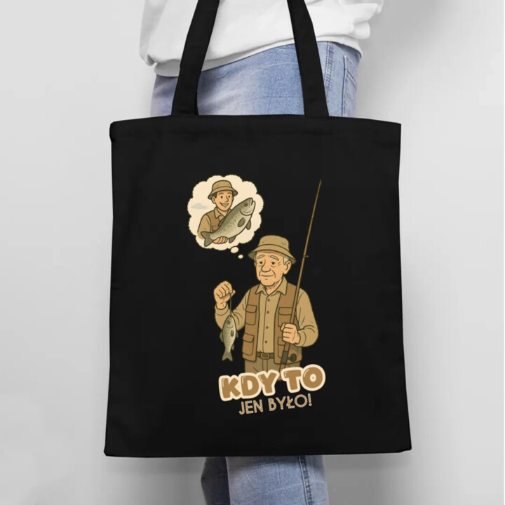 Kdy to jen bylo! - rybář - taška s potiskem