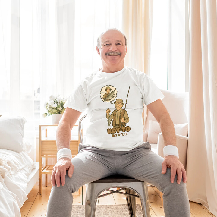 Kdy to jen bylo! - rybář - pánské tričko s potiskem