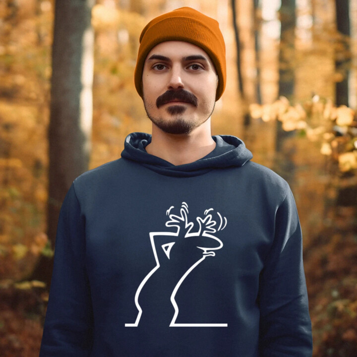 Balum Balum - panáček z linie - pánská mikina s potiskem