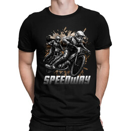Speedway - plochá dráha - pánské tričko s potiskem