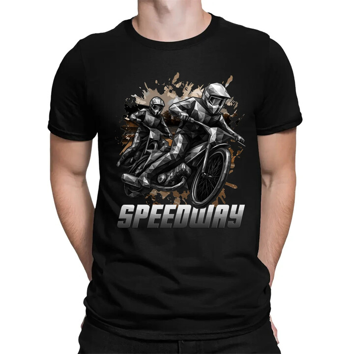 Speedway - plochá dráha - pánské tričko s potiskem