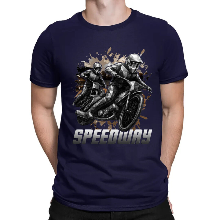 Speedway - plochá dráha - pánské tričko s potiskem