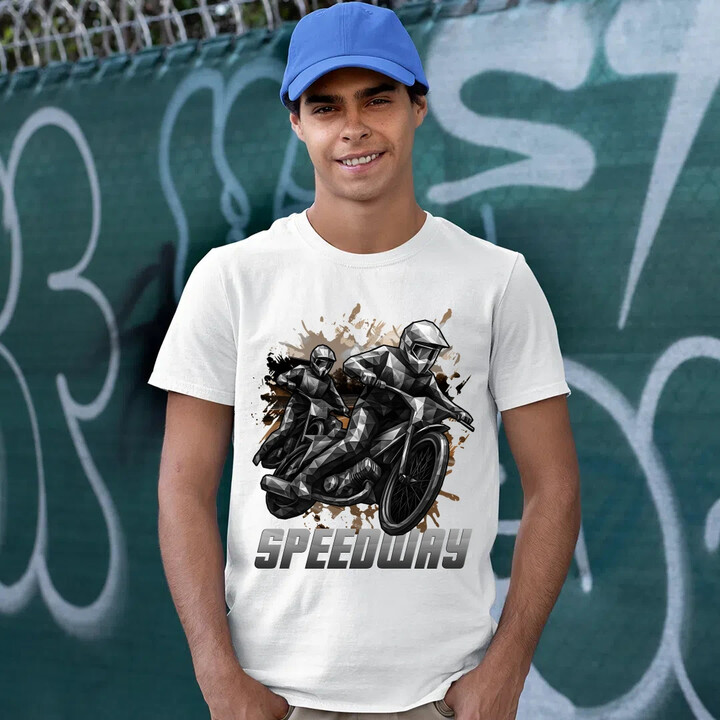 Speedway - plochá dráha - pánské tričko s potiskem