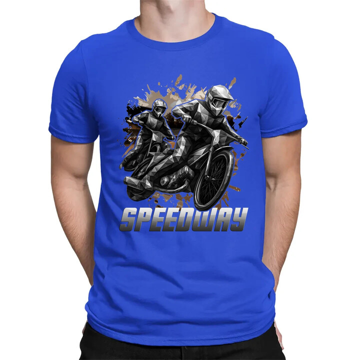 Speedway - plochá dráha - pánské tričko s potiskem
