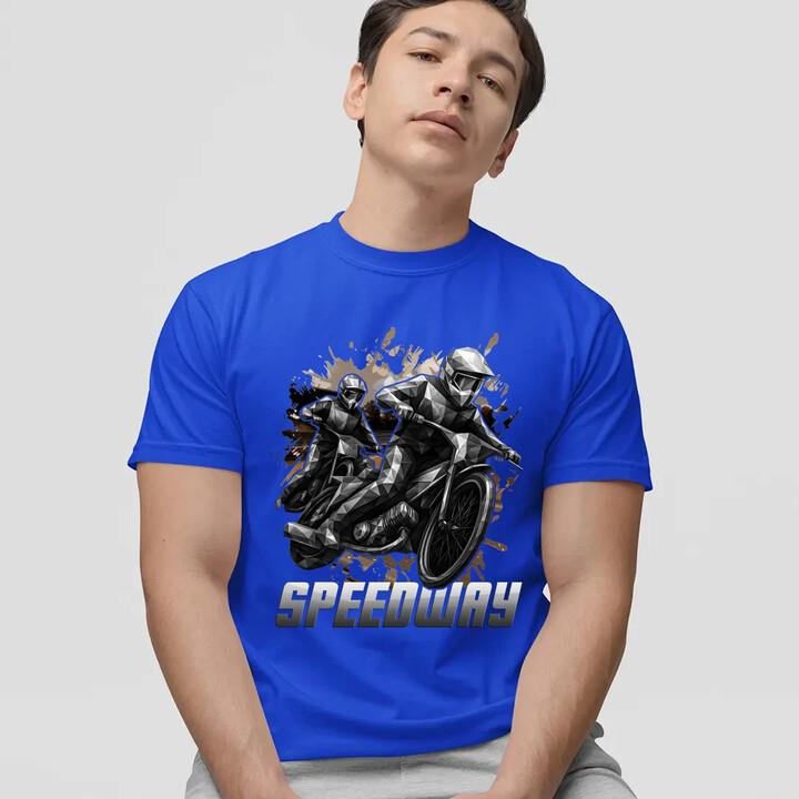 Speedway - plochá dráha - pánské tričko s potiskem