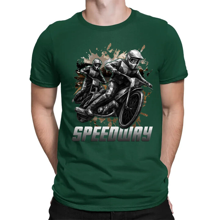 Speedway - plochá dráha - pánské tričko s potiskem