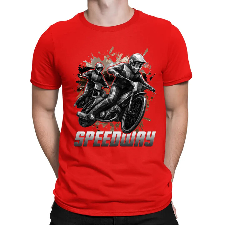 Speedway - plochá dráha - pánské tričko s potiskem