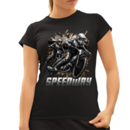 Speedway - plochá dráha  - dámské tričko s potiskem