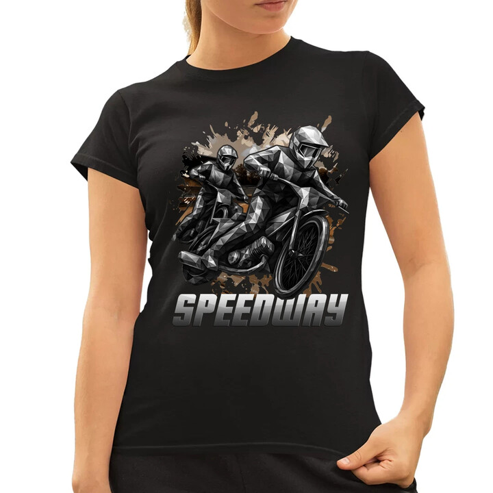 Speedway - plochá dráha  - dámské tričko s potiskem