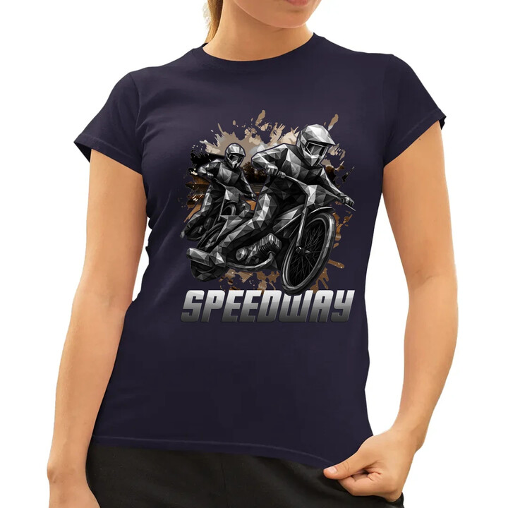 Speedway - plochá dráha  - dámské tričko s potiskem