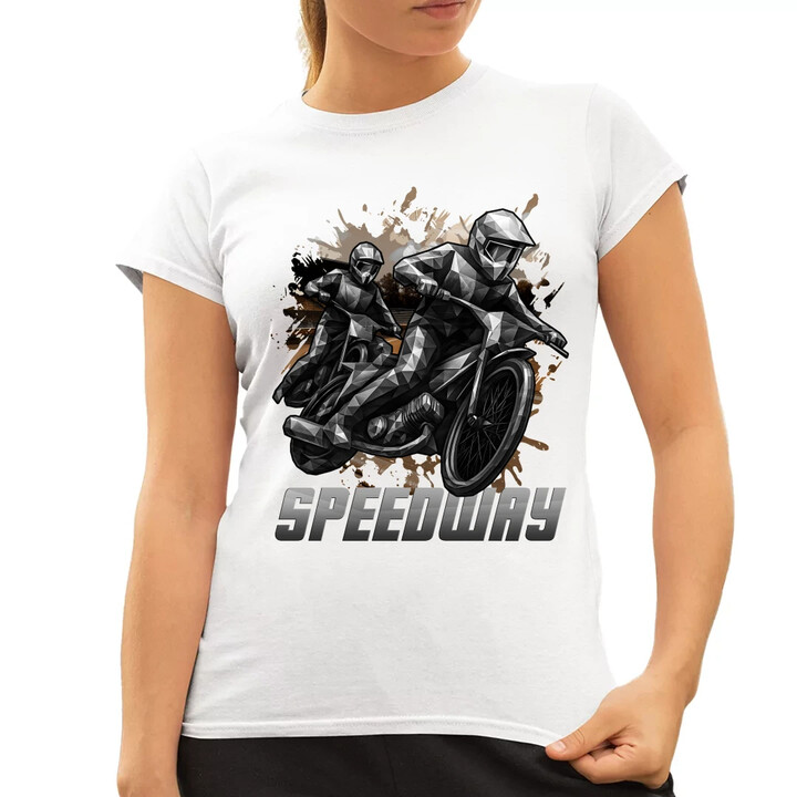 Speedway - plochá dráha  - dámské tričko s potiskem