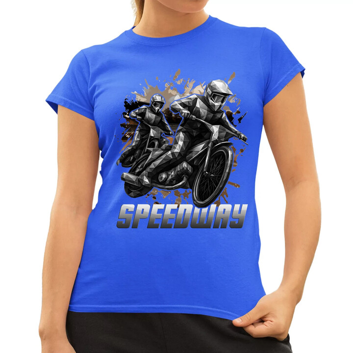 Speedway - plochá dráha  - dámské tričko s potiskem
