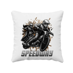Speedway - plochá dráha - polštář s potiskem