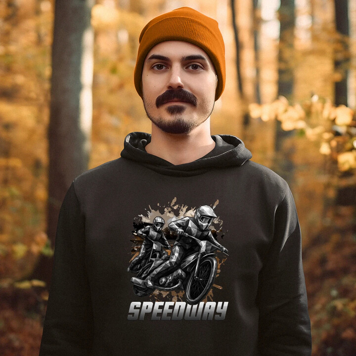 Speedway - plochá dráha - pánská mikina s potiskem