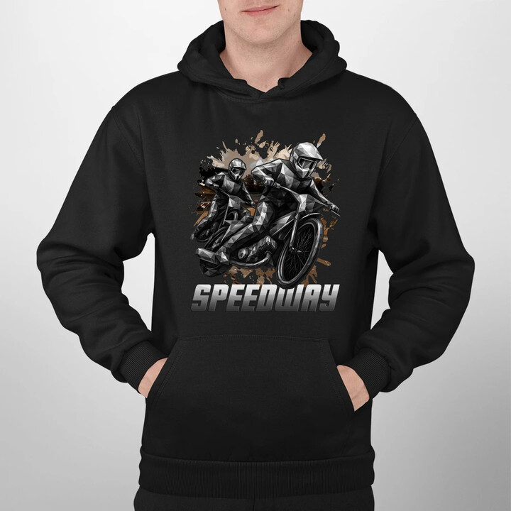 Speedway - plochá dráha - pánská mikina s potiskem