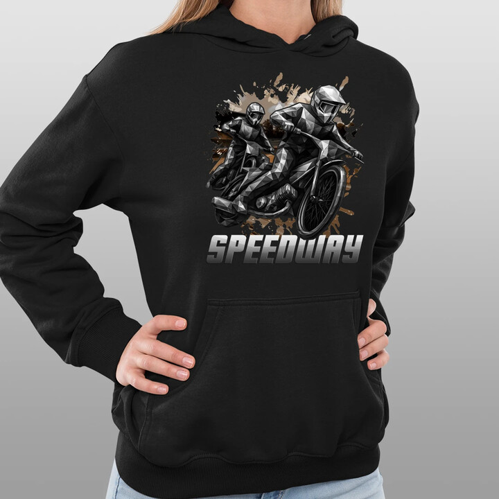 Speedway - plochá dráha - dámská mikina s potiskem