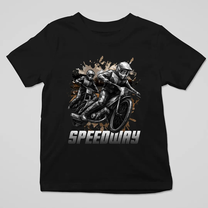 Speedway - plochá dráha - dětské tričko s potiskem