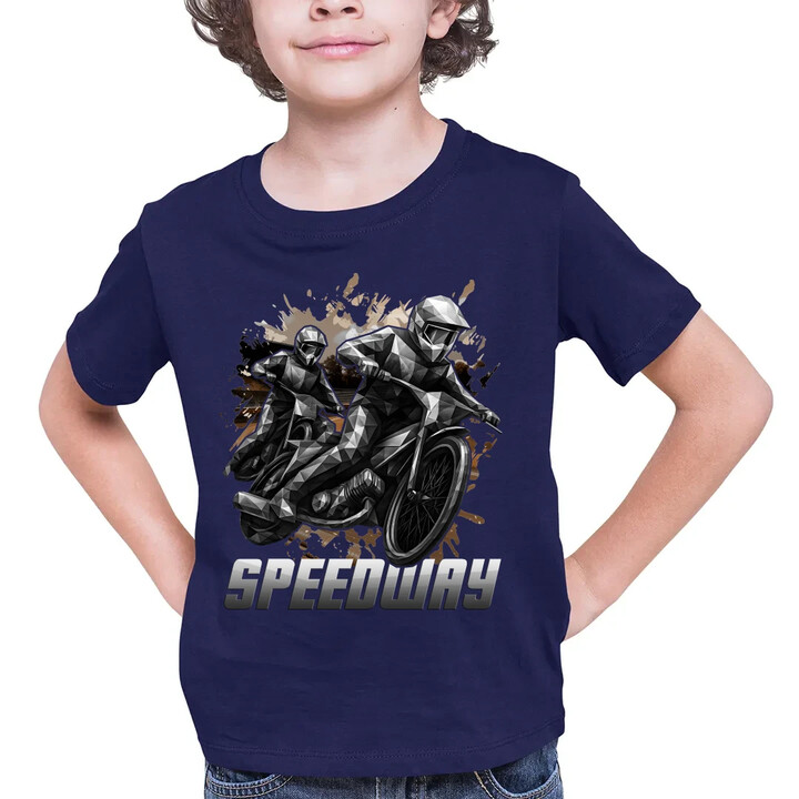 Speedway - plochá dráha - dětské tričko s potiskem