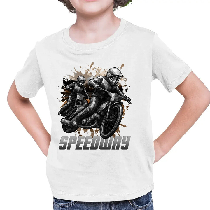 Speedway - plochá dráha - dětské tričko s potiskem