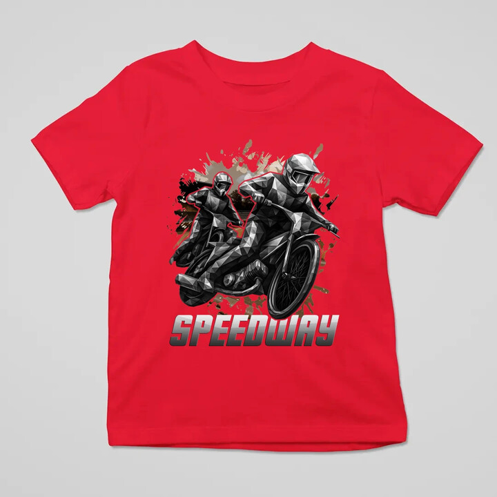 Speedway - plochá dráha - dětské tričko s potiskem