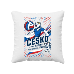 Česko - national volleyball team - polštář s potiskem